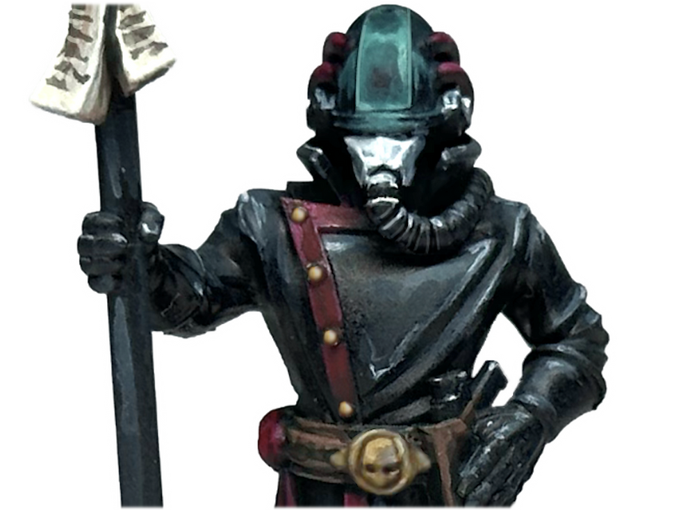 Renegade Rogue Psyker Chaos Sorcerer Warhammer 40k Warp Imperial Guard Sanctioned STL 3D printable War Scenery