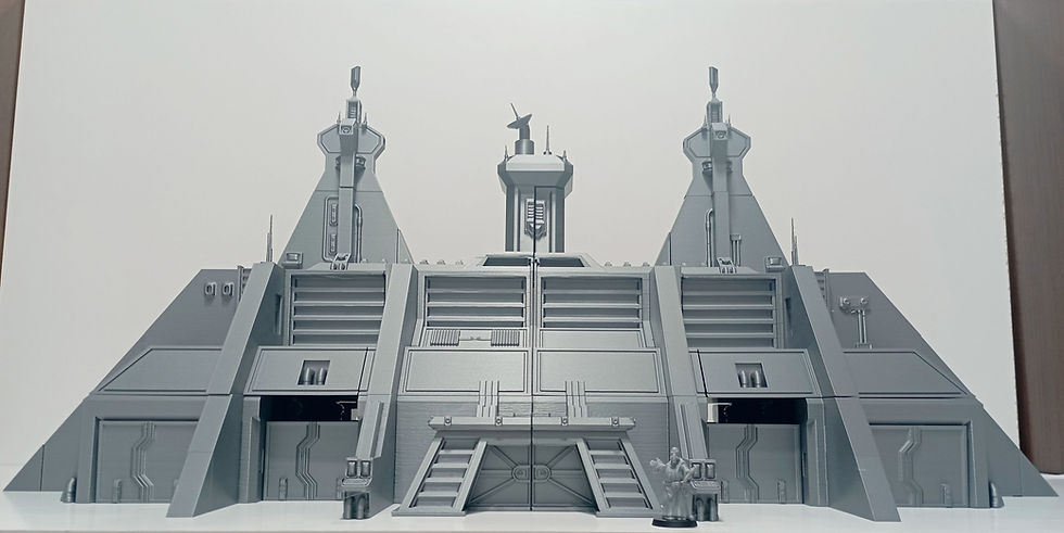 Miniaturbild: Star Wars Tatooine Terrain Imperial Army Headquarter 3D printable