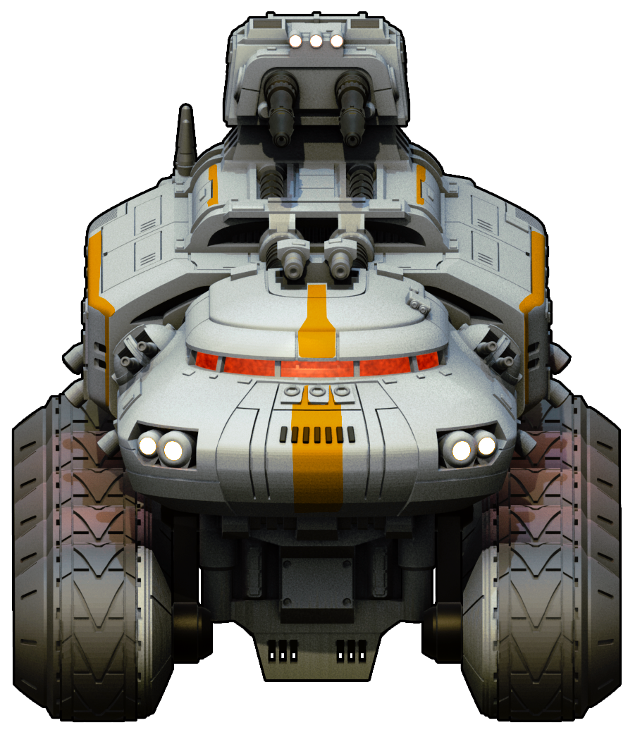 Miniaturbild: Rebel Juggernaut Turbo Tank Star Wars Legion Vehicle War Scenery STL 3D printable