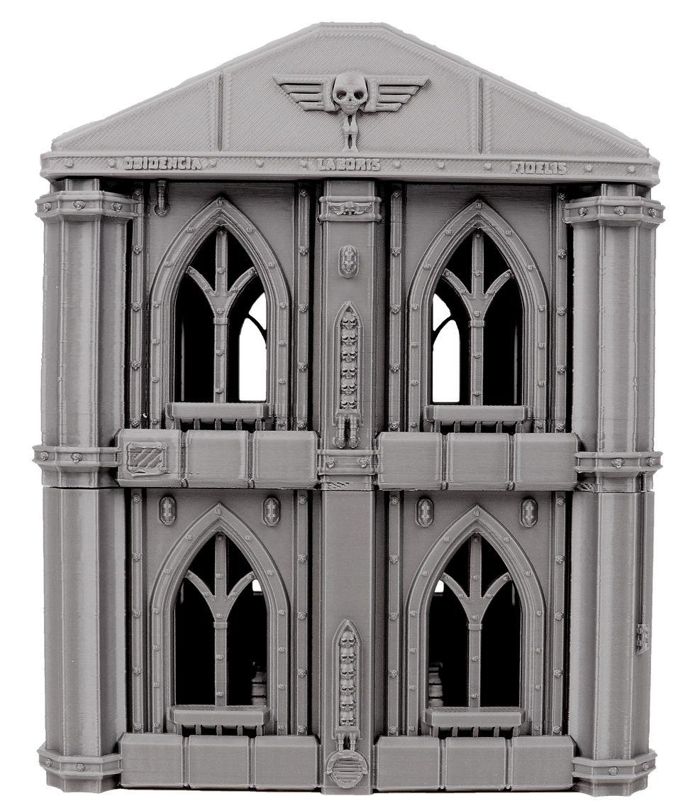 Miniaturbild: 3D printed Imperial Warehouse STL War Scenery Warhammer 40k Terrain