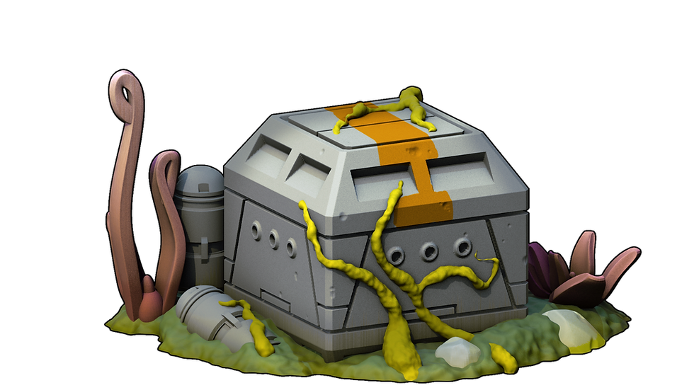 Thumbnail: Rebel Star Wars Legion Jungle Scatter Terrain War Scenery STL 3D printable