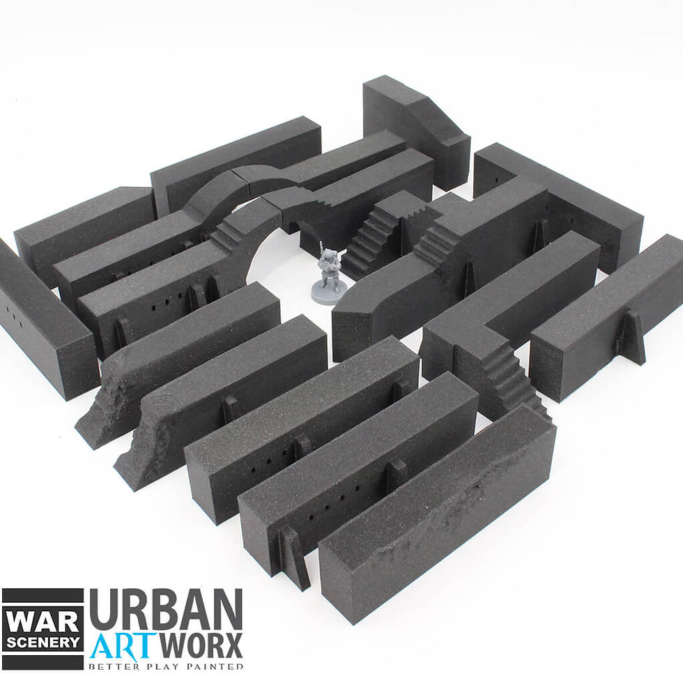 Thumbnail: 3D printed War Scenery Star Wars Legion Tatooine Sci Fi Desert Walls