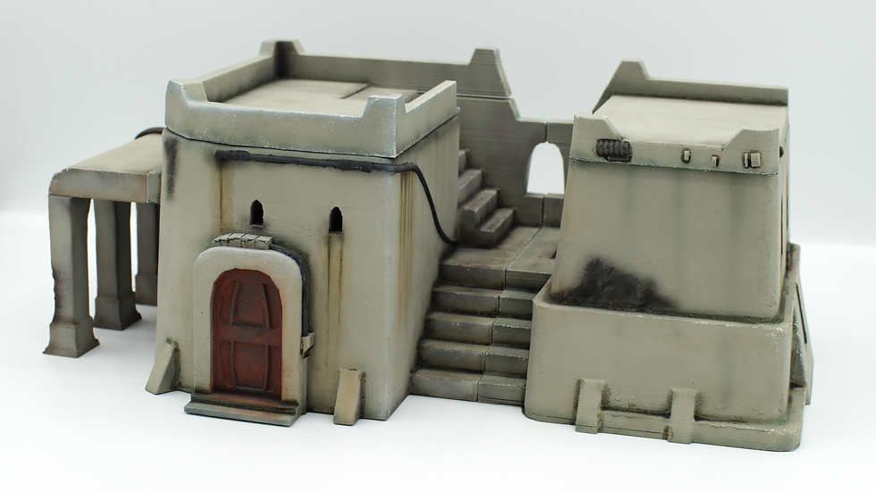 Thumbnail: Tatooine Sci Fi Desert House 5 3D printed War Scenery Star Wars Legion