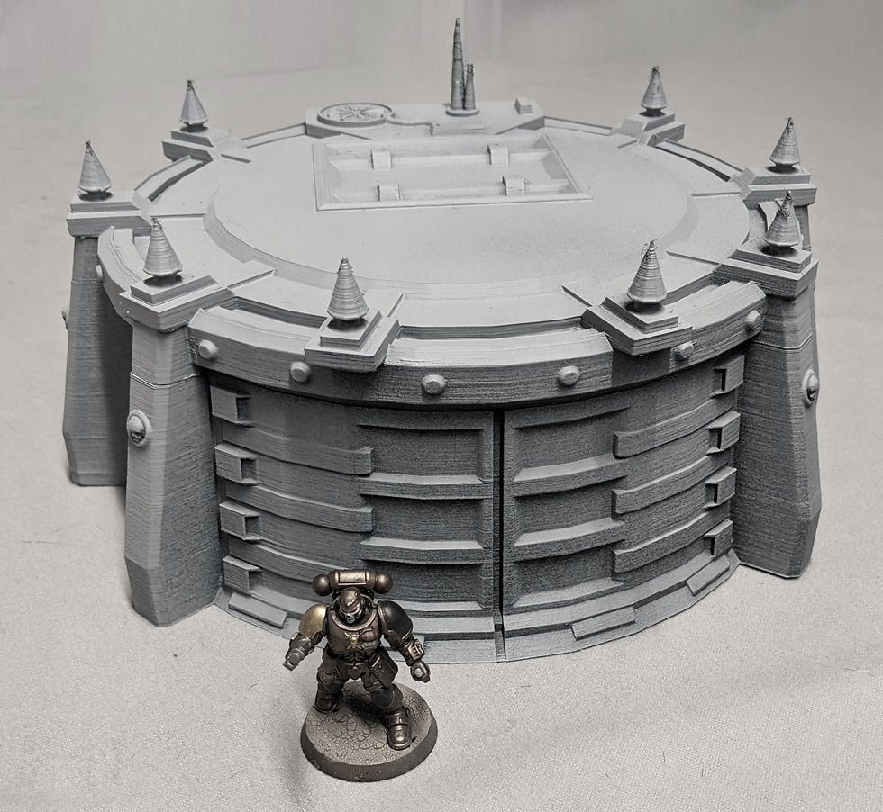 Thumbnail: Mars Pattern Command Dawn of War Buidlings War Scenery by War Scenery 3D printed