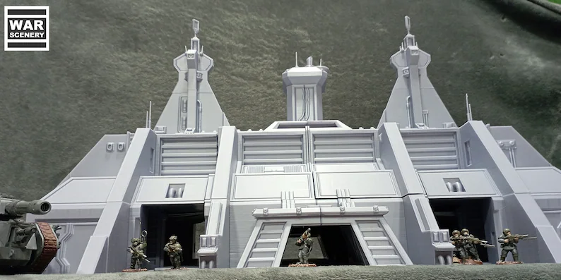 Miniaturbild: 3D printable War Scenery Governor Palace Yar'Kassy