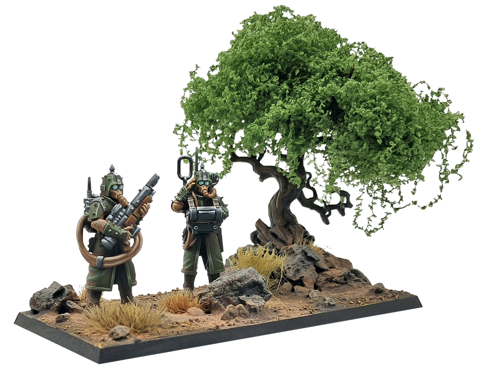 Miniaturbild: Heretic Guardsmen Traitor Militia Moebian Sixth War Scenery Warhammer 40k 3D printable STL Chaos Renegade Veterans