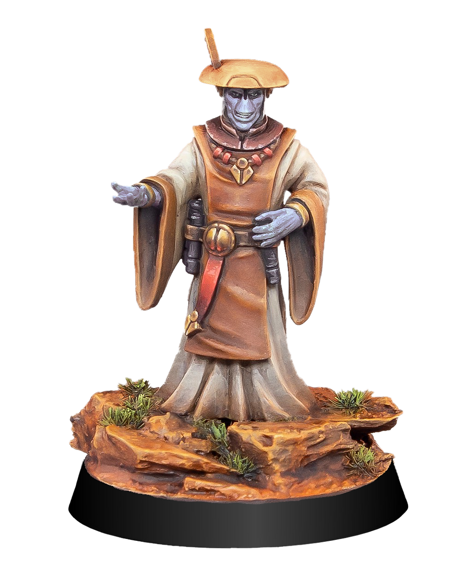 Miniaturbild: Tau Merchant Diplomat War Scenery Warhammer 40k 3D printable Watercaste