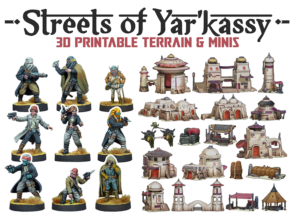 Welcome to the 20th War Scenery Kickstarter featuring 3D printable Terrain and Minis.