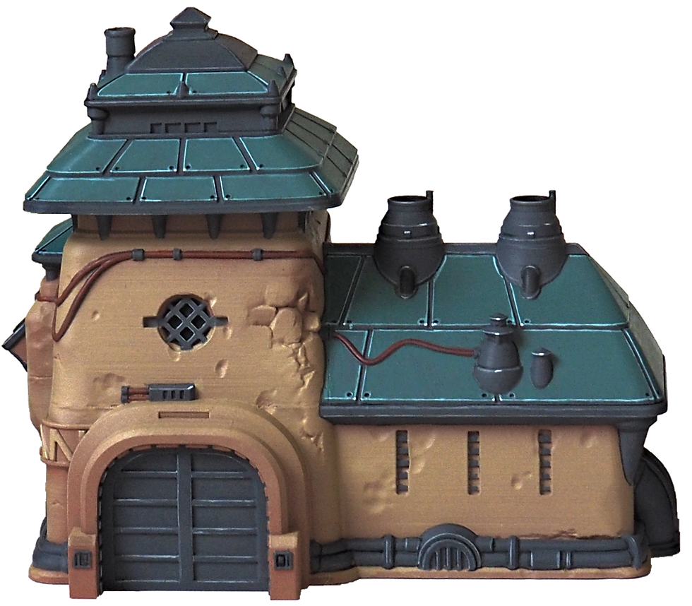 Thumbnail: 3D printed Star Wars Legion Massa'dun House War Scenery
