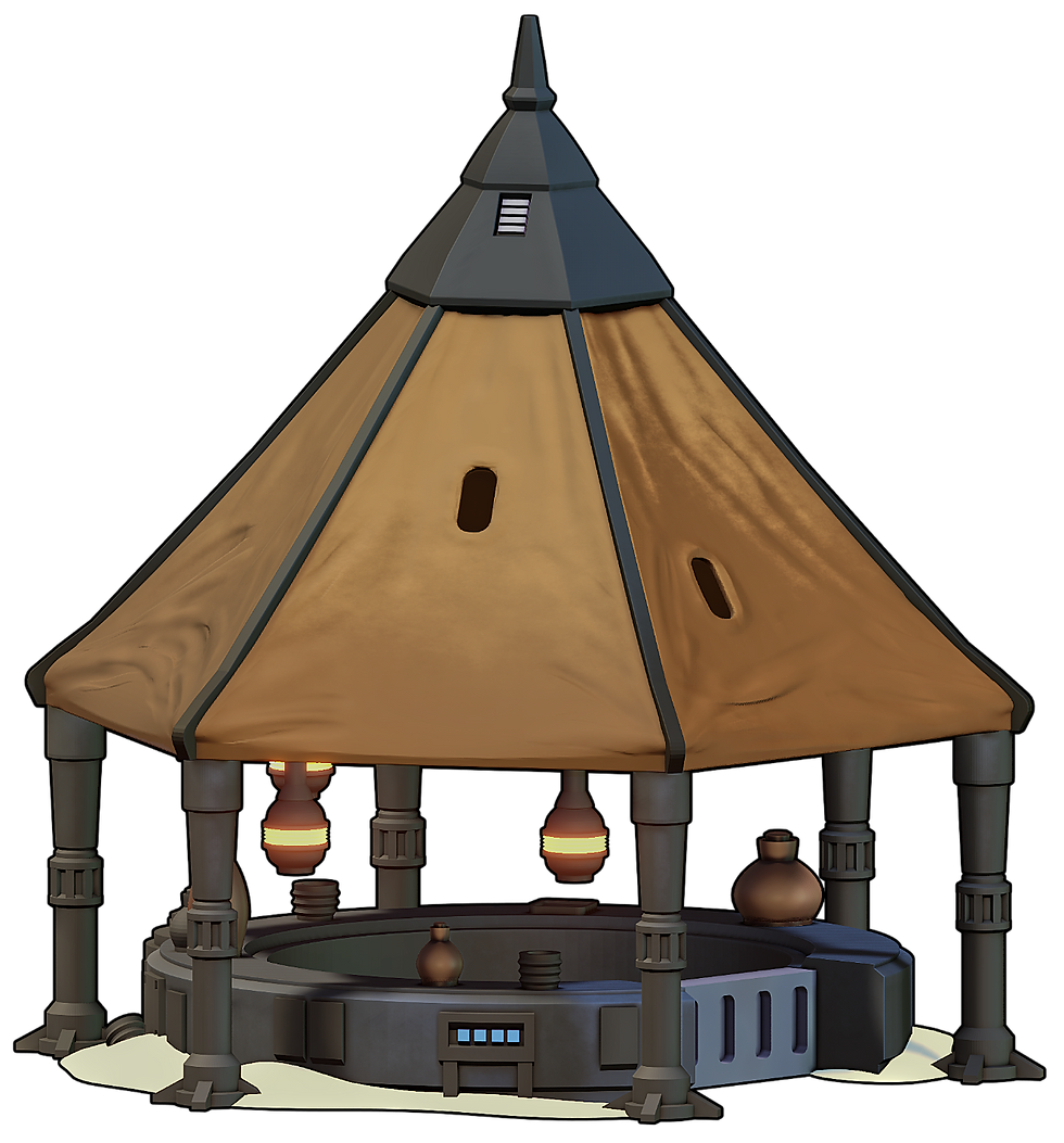 Tatooine Terrain STL 3D printable Star Wars Legion War Scenery