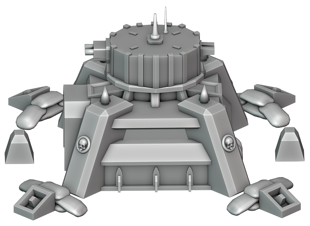 3D printable Warhammer Watchtower War Scenery Dawn of War Building Imperial Guard Listening Post