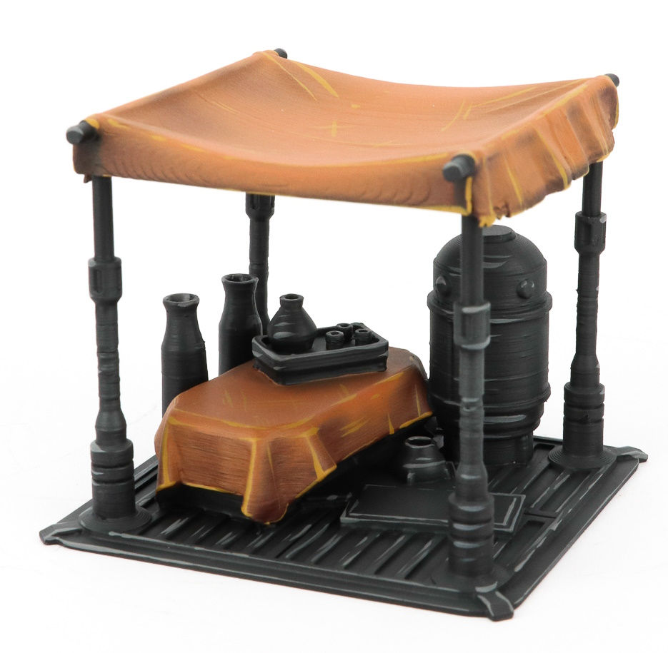 Thumbnail: 3D printed Star Wars Legion Terrain War Scenery Scatter Terrain Koboh
