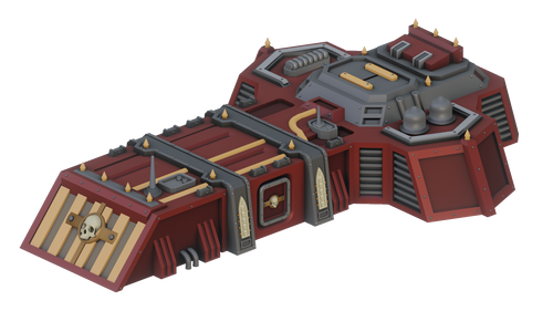 Space Marine Chapter HQ Caserma 28 Mm Terrain Grimdark Wargaming - Foto 7