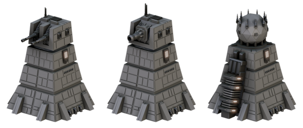 3D printable Space Station Towers