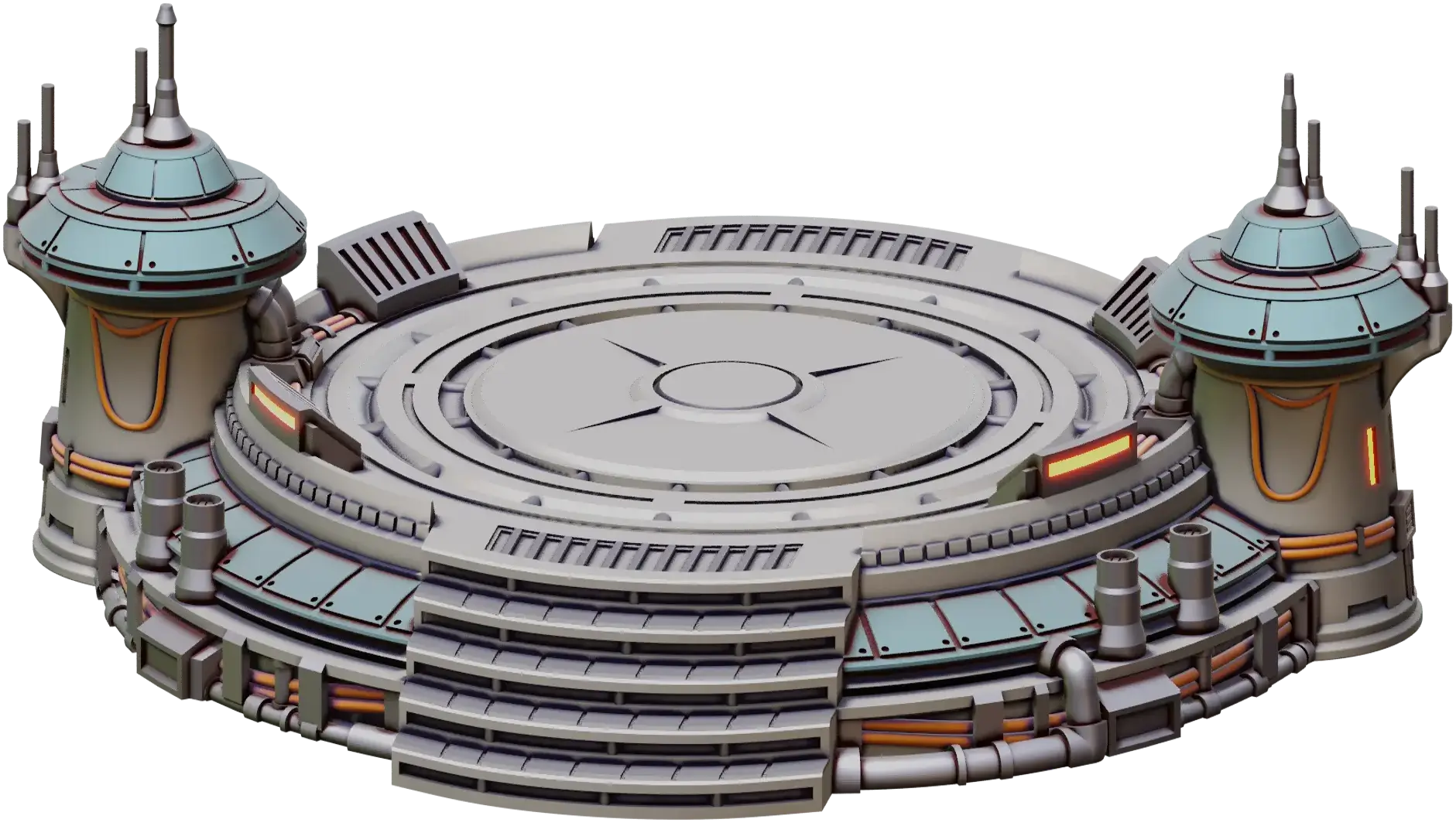 War Scenery Massa dun Landing Pad
