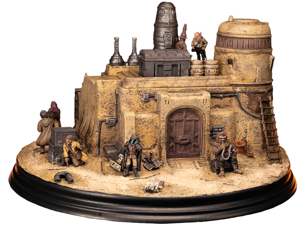 Thumbnail: Tatooine Terrain STL 3D printable Star Wars Legion War Scenery Abode