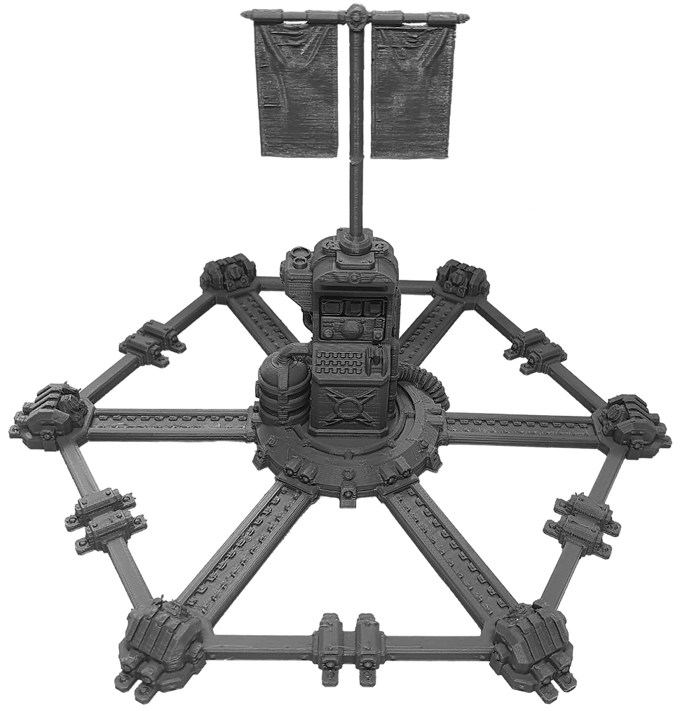 Thumbnail: 3D printed Dawn of War Command Point War Scenery 40k