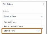 Salesforce Tableau CRM Summer ’23 Release  Dynamic Flow Directly from a Dashboard Widget