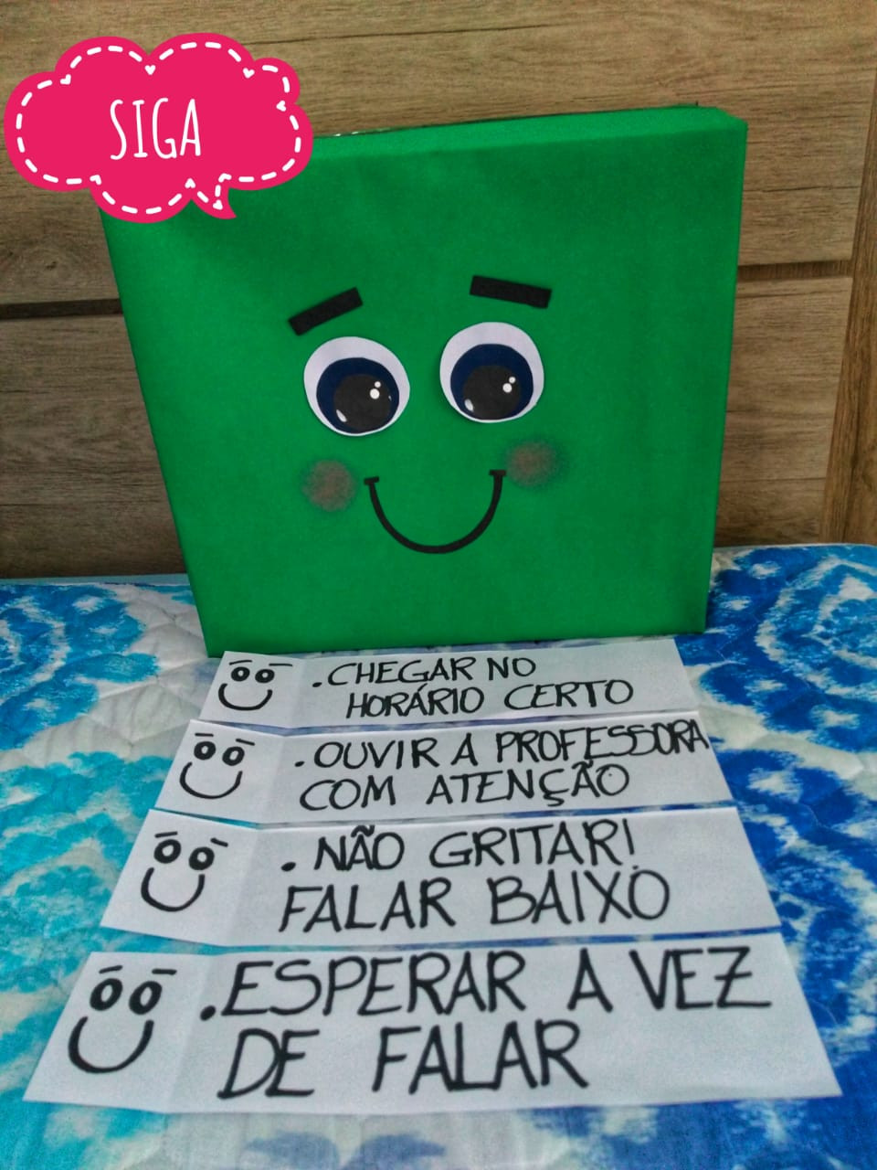 caixa verde