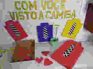 crianças corações