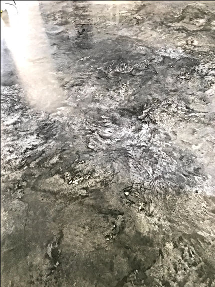 Example of good concrete finish with a l