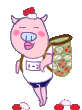 10月のブタ