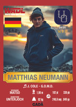 Matthias Neumann, Unterjoch Overlords  24/25 MVP