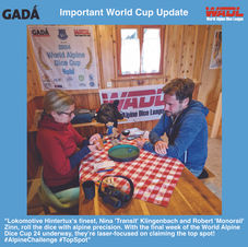 okomotive Hintertux finest, Nina 'Transit' Klingenbach and Robert 'Monorail' Zinn froll the dice with alpine precision.