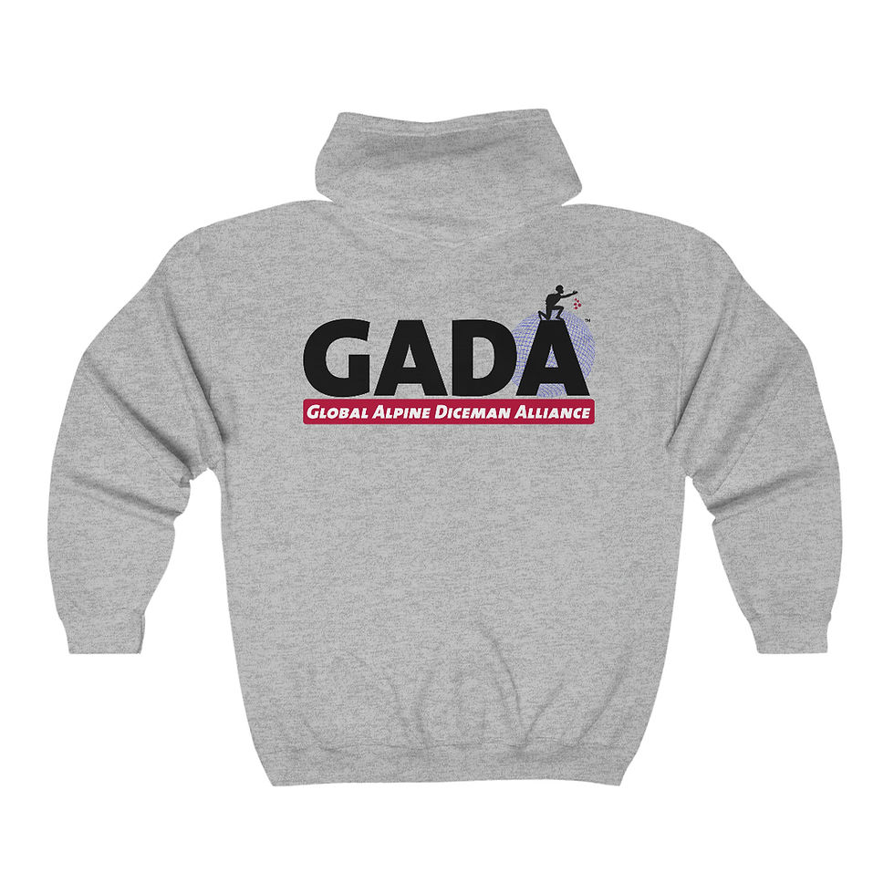 Thumbnail: GADA™ Full Zip Hooded Sweatshirt