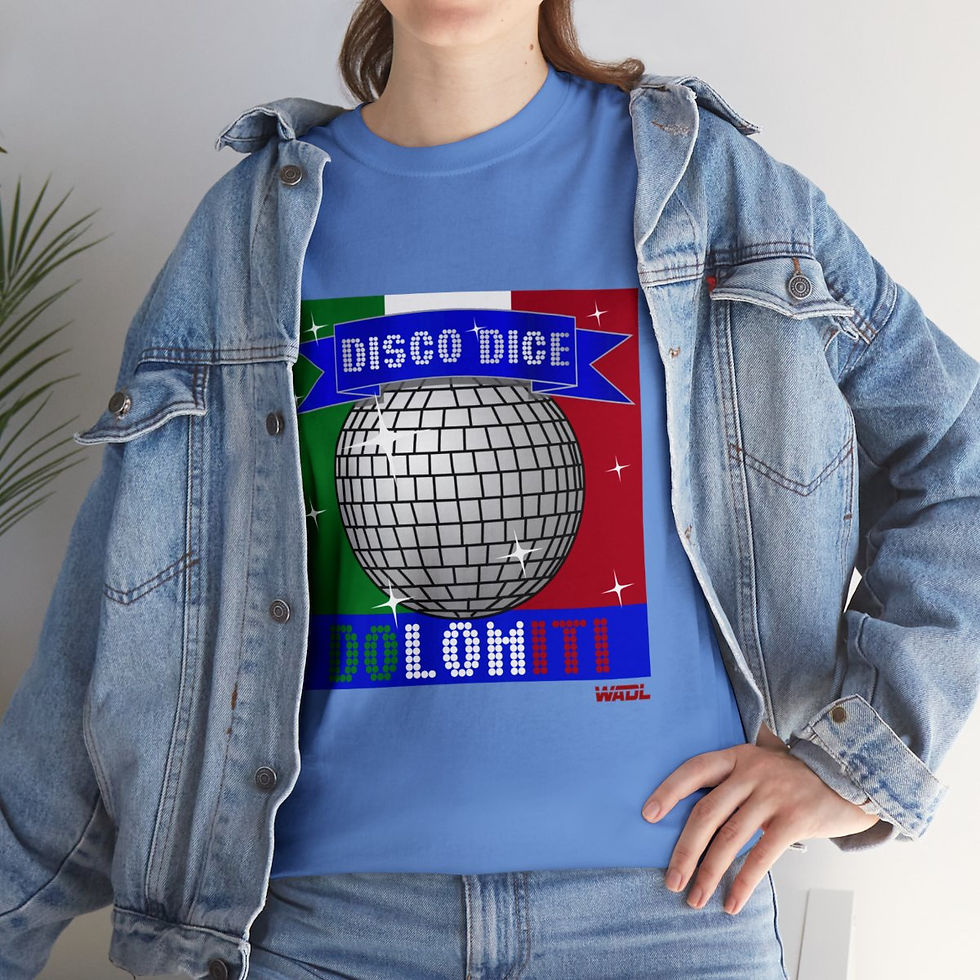 Thumbnail: Dolomiti Disco Dice Heavy Cotton Tee