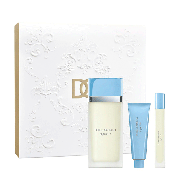 DOLCE & GABBANA, LIGHT BLUE, PGAB-147, EDT SET EDT100ML+BL50ML+EDT10ML SPRING2