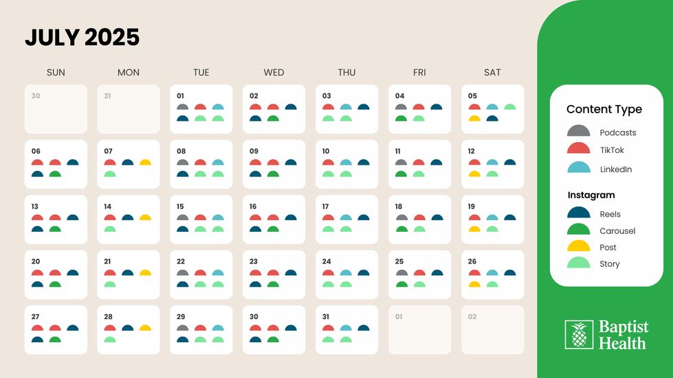 Integrated Content Calendar