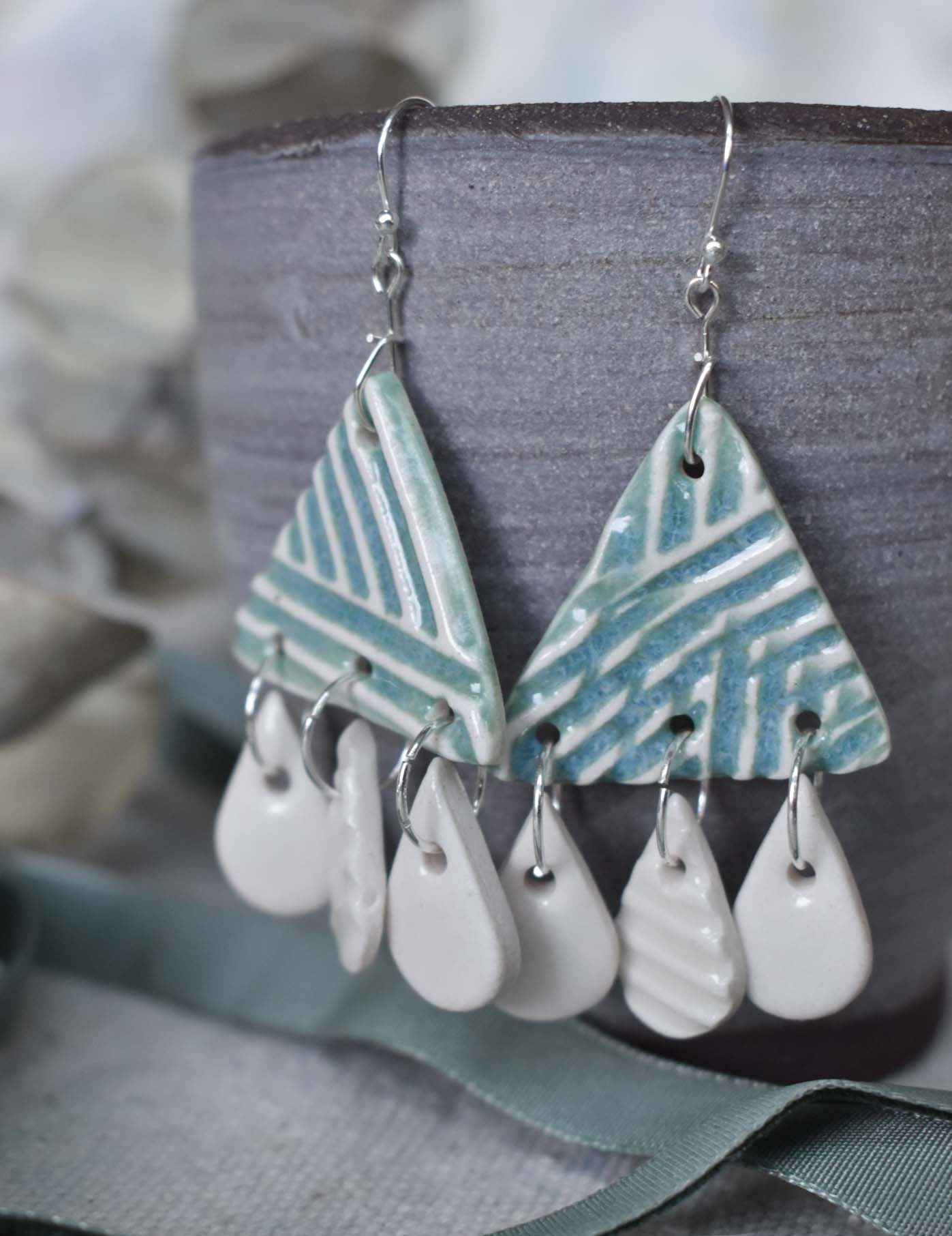 Rippling Wave Chandeliers