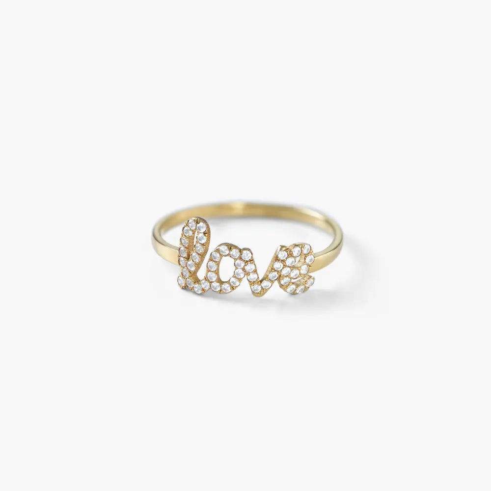 925 Sterling Silver Swarovski Stone Name Ring - Swarovski Stone Ring