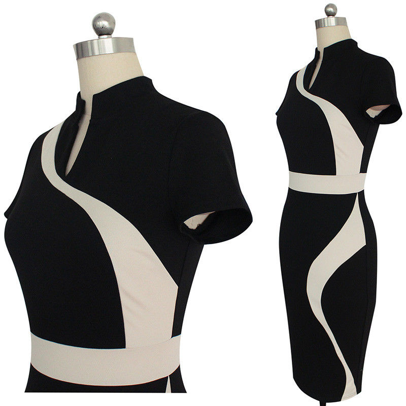Thumbnail: Contrast Black Work Dress