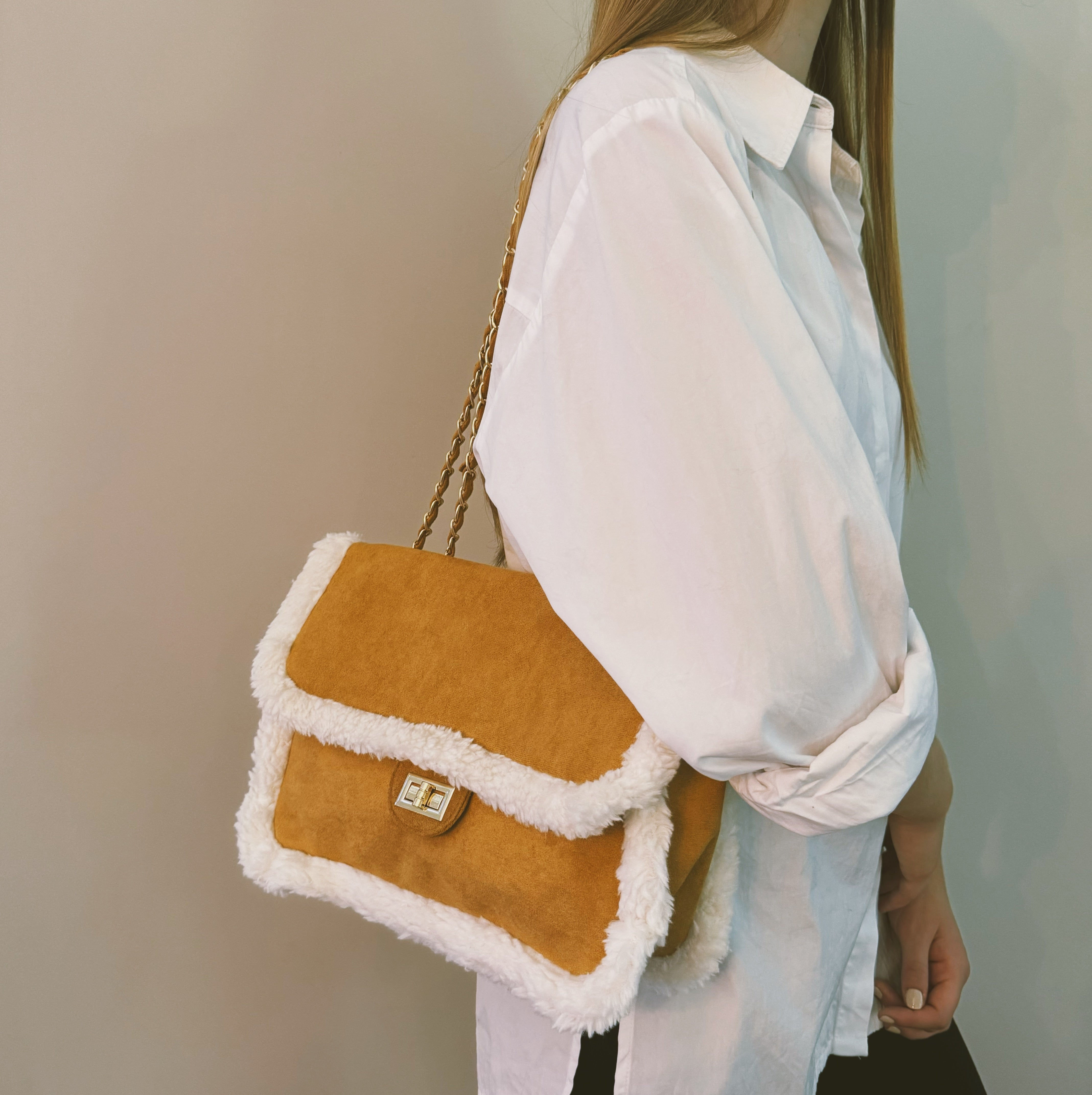 JUST USA-Luxe Deluxe Chain Shoulder Bag