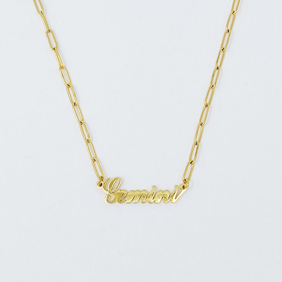 Thumbnail: JUST USA-Annie Zodiac Chain Necklace