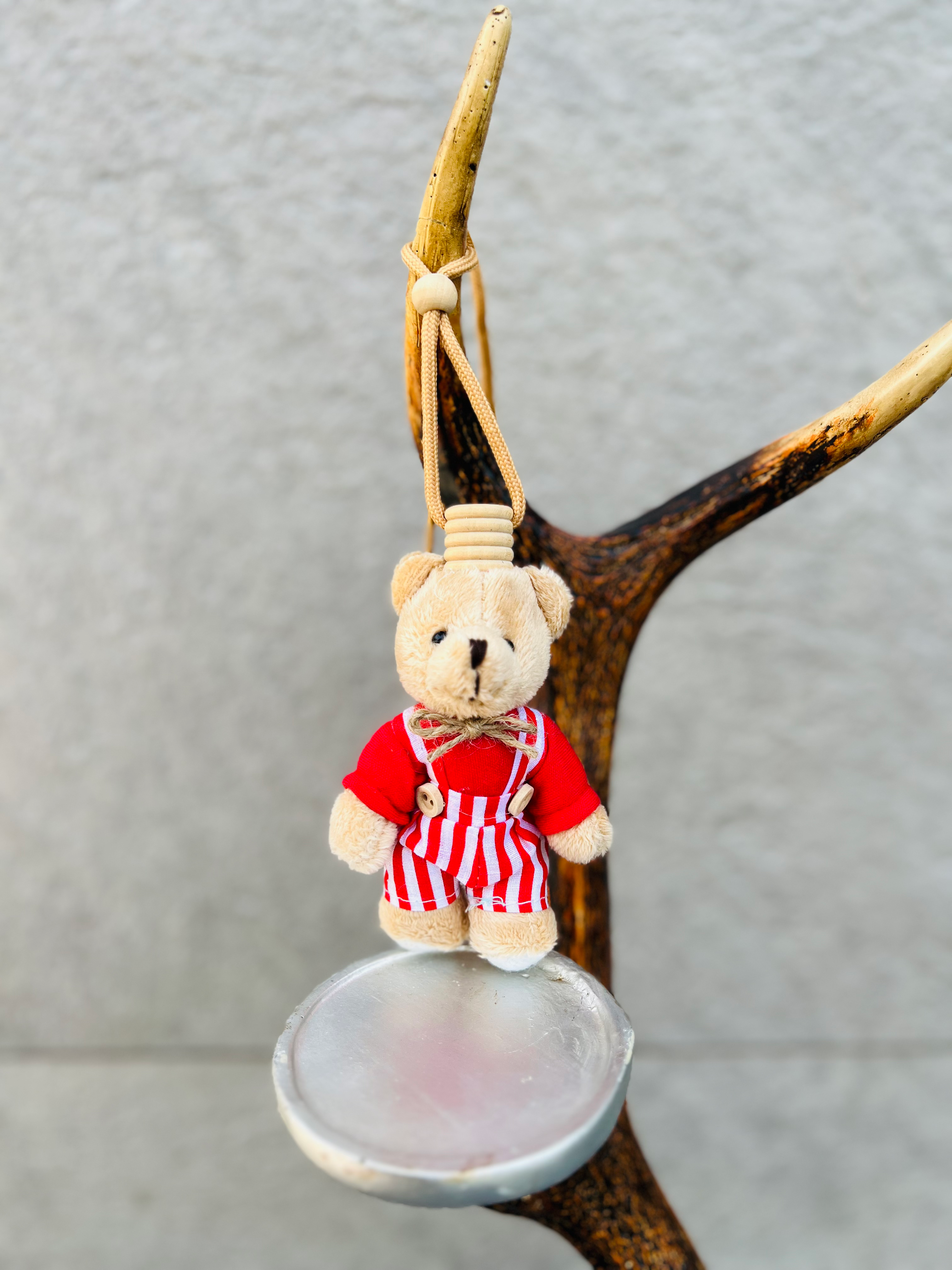 Premium Vanilya Kokulu, Oto Koku, Kırmızı Elbiseli Peluş Ayıcık Erkek Kokular