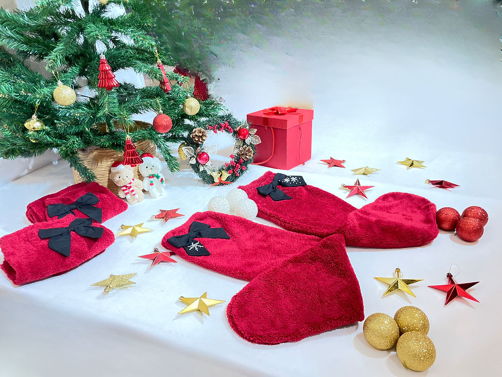 Küçük resim: Kırmızı Peluş Çorap Uzun Fiyonklu Çorap Welsoft Gece Çorabı Isıtıcı Çorap Dizüstü Çorap Renkli Fiyonklu Çorap Sevgiliye Hediye Çorap Armağan Yılbaşı Paketi