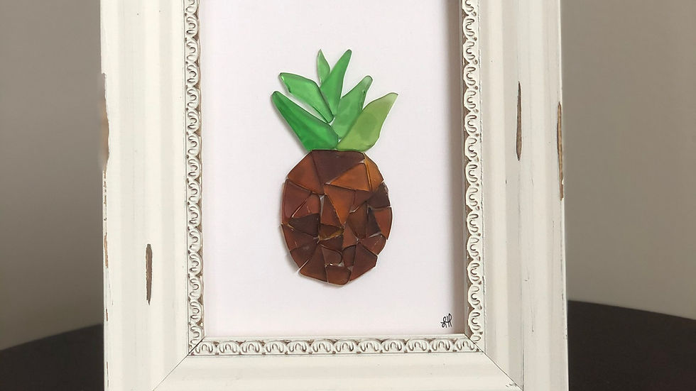 Sea Glass Pineapple