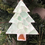 Thumbnail: Christmas aqua tree ornament 