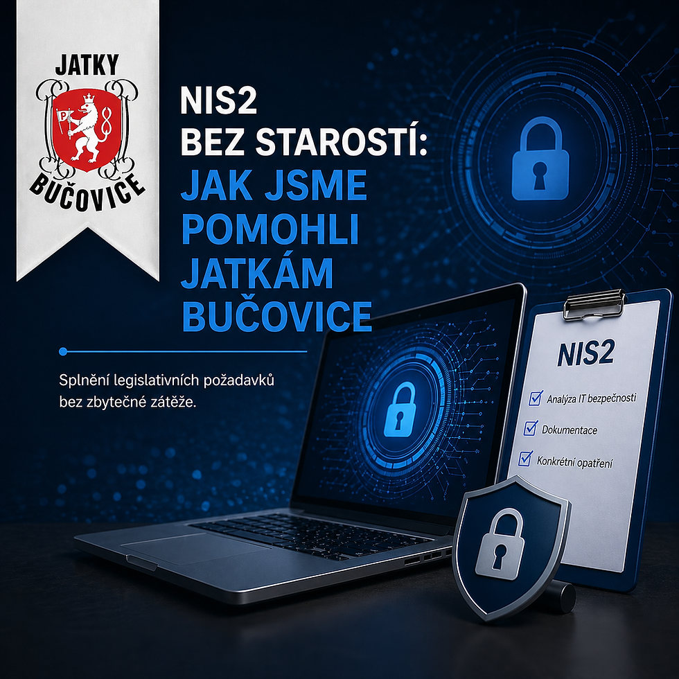 Jak jsme pomohli Jatkám Bučovice zvládnout požadavky NIS2 bez zbytečné zátěže