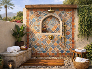 Outdoor Shower Tile Ideas for Summer 2026: Cool, Clean, Resort Style Spaces for Coachella Valley Homes