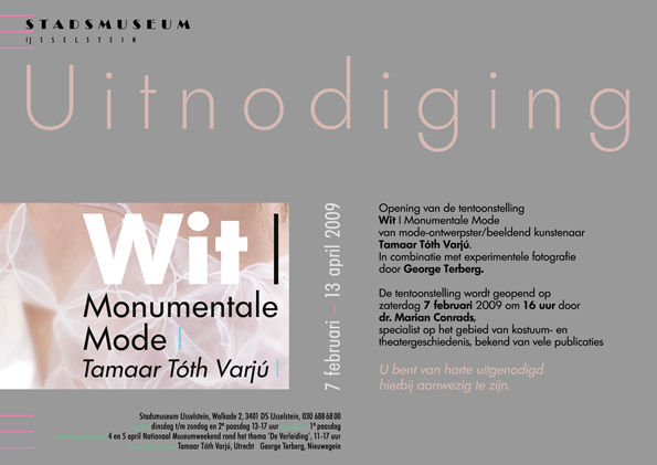uitnodiging tentoonstelling Wit MIJ