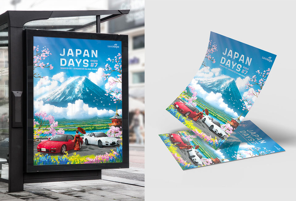 illustration affiche japan days