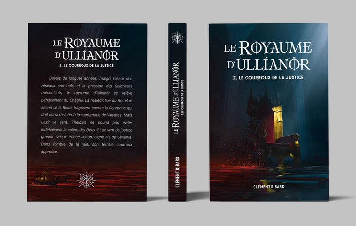 couverture tu livre Le Royaume d'Ullíanör - Le Courroux de la Justice