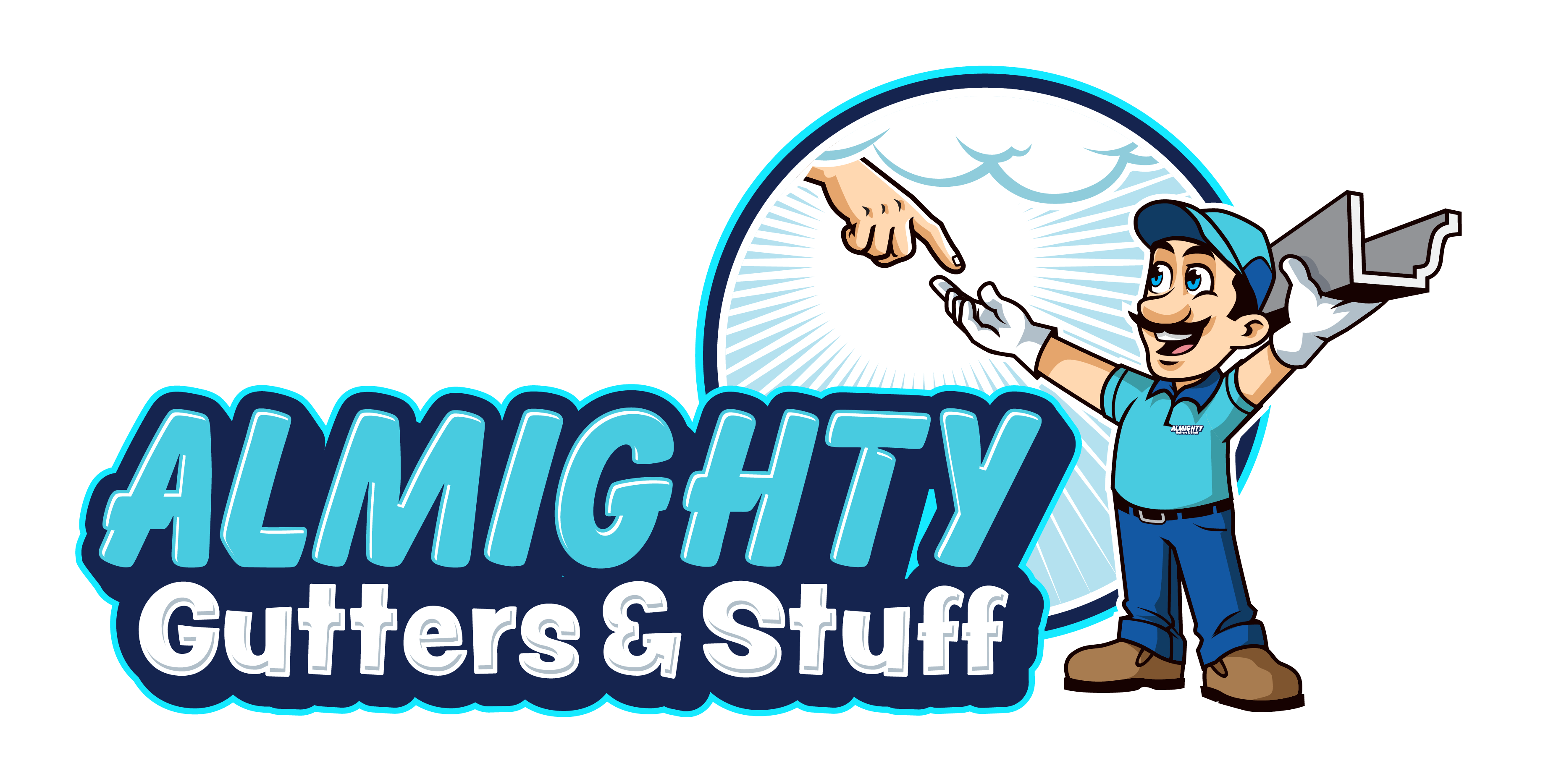 Almighty Gutters  Stuff Logo
