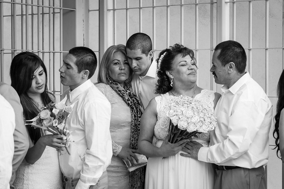 Couples gather together