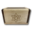 Thumbnail: Star of David Wooden Burial Urn Cedar/Maple/Cherry/Hickory with Walnut Op