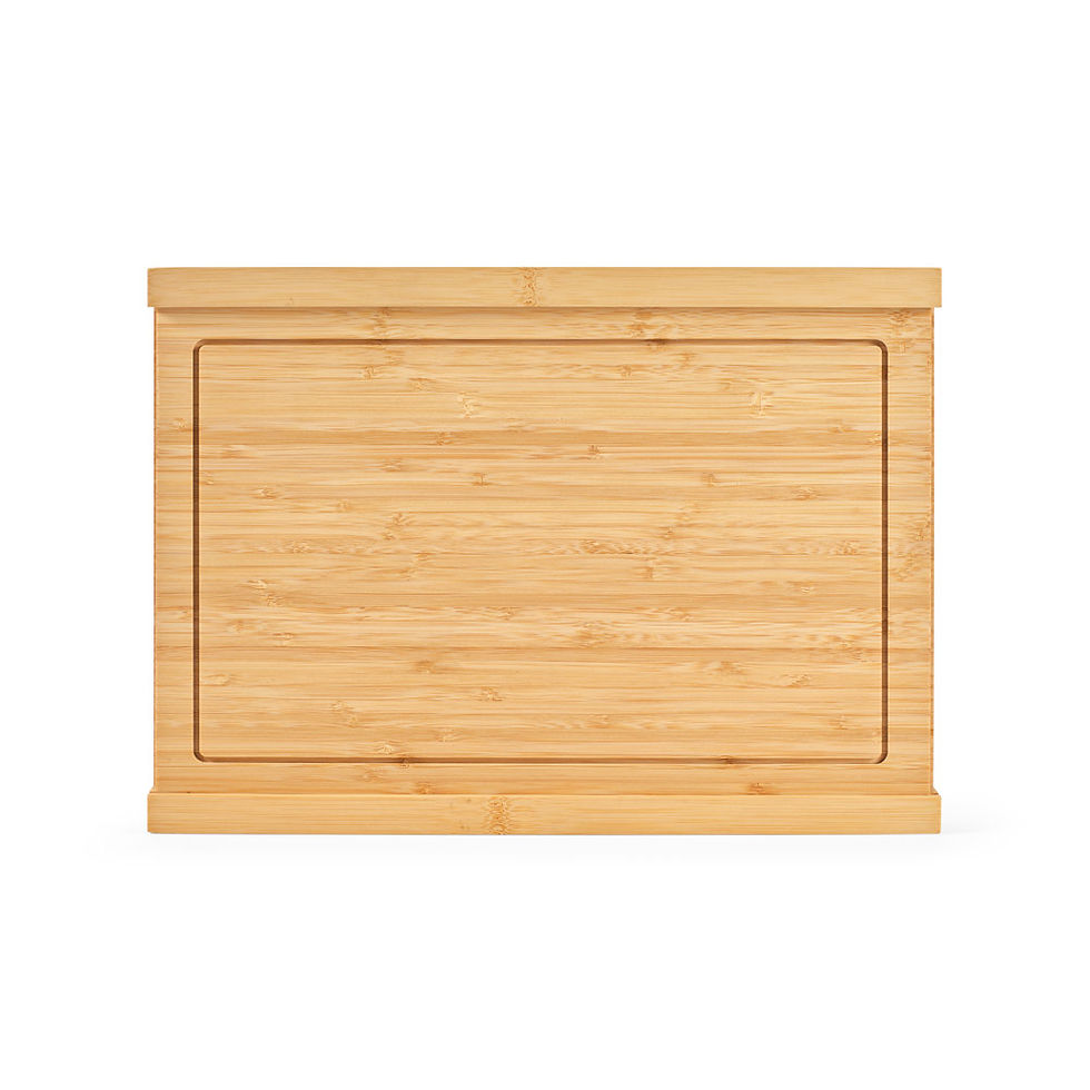 Miniatura: 94339 MUGWORT. Conjunto de tábuas em bambu com 3 facas inclusas